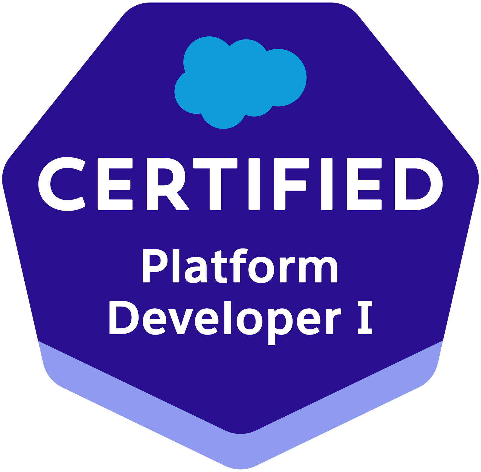 Salesforce Certified Platform Developer I badge
