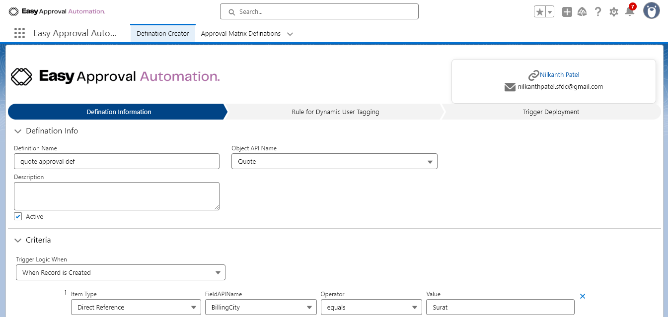 Definition Information Step 4